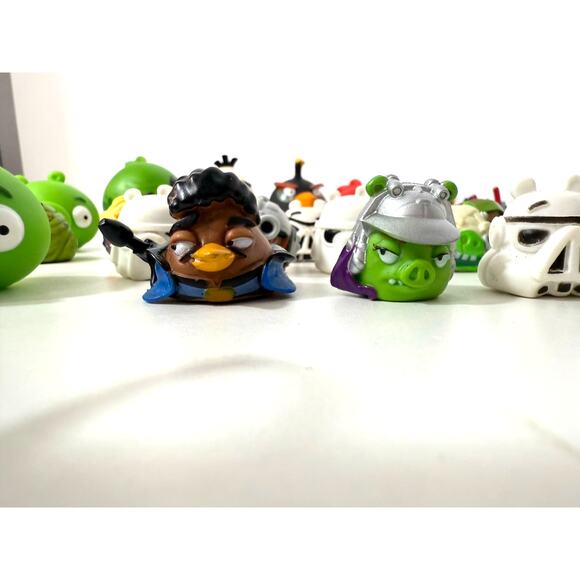 Angry Birds Star Wars Mini Bubble Head Figure Lot – 34 Figurines - Picture 2 of 10